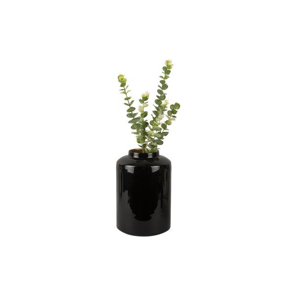 Melna emaljēta vāze PT LIVING Grand, augstums 28 cm-image-1