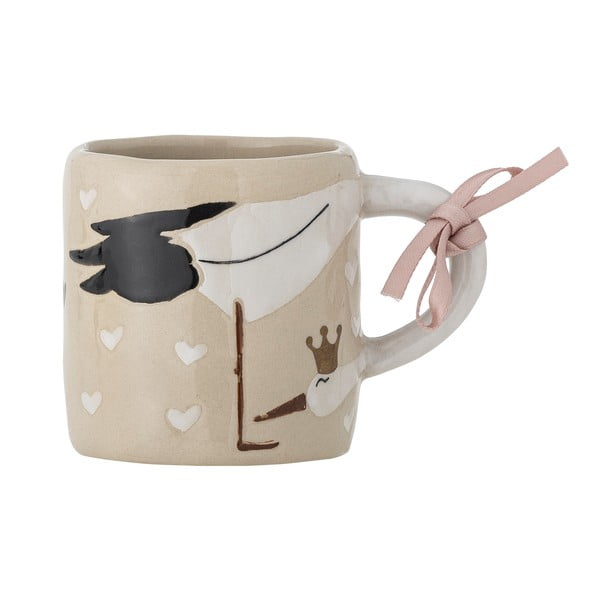 Bēša keramikas bērnu krūze 225 ml Bambino – Bloomingville Mini-image-2