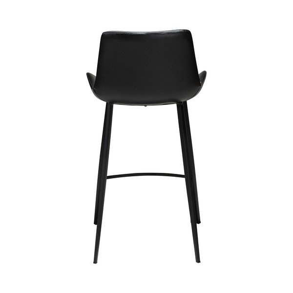 Melns eko ādas bāra krēsls DAN-FORM Denmark Hype, augstums 91 cm-image-4