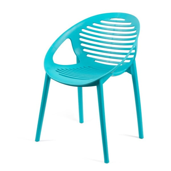 Tirkīzzils plastmasas dārza krēsls Joanna – Bonami Selection