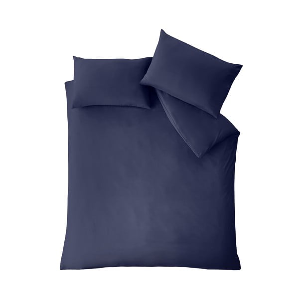 Tumši zila divguļamā gultas veļa 200x200 cm So Soft Easy Iron – Catherine Lansfield