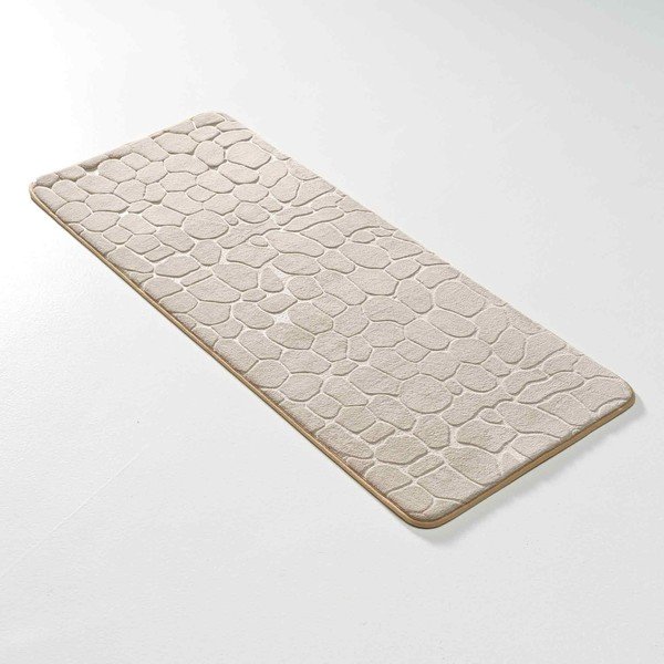 Bēšs tekstila vannas istabas paklājiņš 50x120 cm Ricochet – douceur d'intérieur-image-3