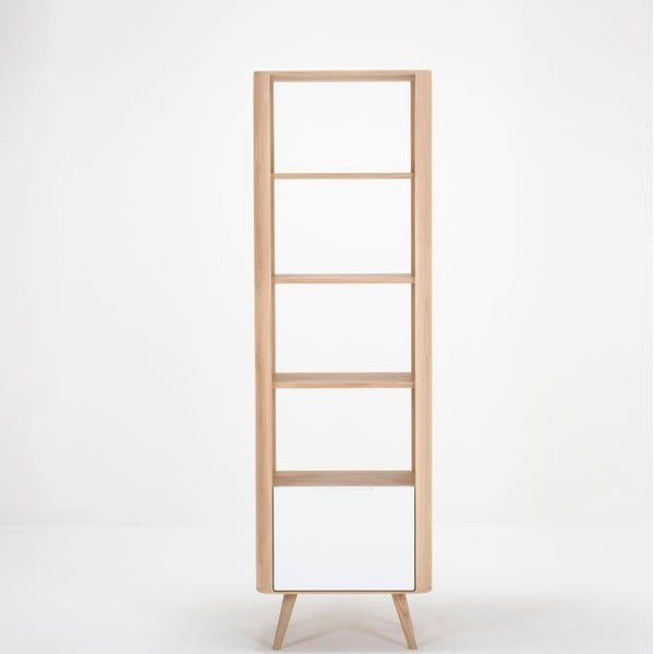 Ozolkoka grāmatplaukts Gazzda Ena, 60 x 42 x 196 cm-image-2