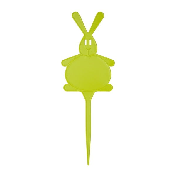 Plastia Bunny zaķis zaļš podiņa spraudnis