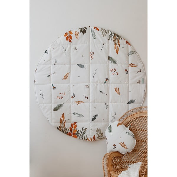 Balts bērnu rotaļu paklājs Forest Friends – Moi Mili-image-1