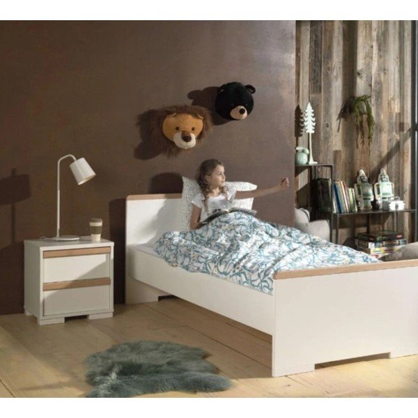 Balts bērnu naktsskapītis London – Vipack-image-1