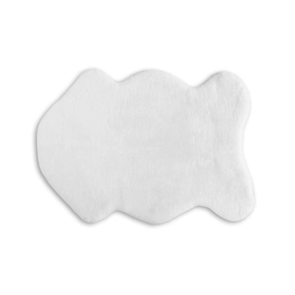 Balta sintētiska kažokāda 80x150 cm Pelush White – Mila Home