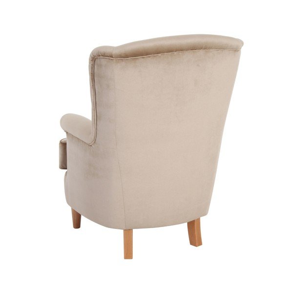 Smilšaini brūns samta krēsls Max Winzer Kendra Velvet-image-4