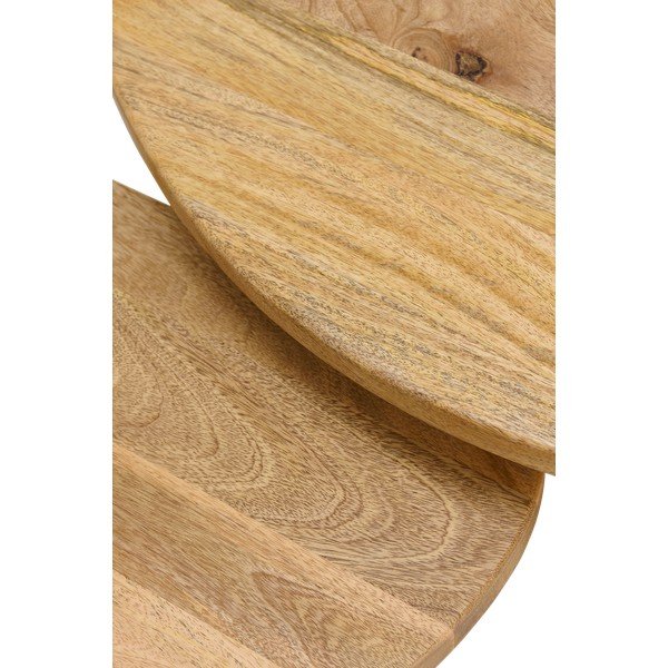 Dabīga toņa mango masīvkoka žurnālgaldiņš Mushroom – Ellos Home-image-4
