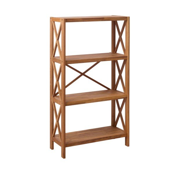 Dabīga toņa ozola masīvkoka plaukts 70x124 cm X-Shelf – Unique Furniture-image-2