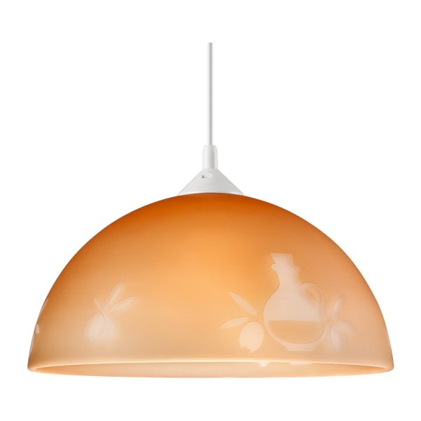 Brūna piekaramā lampa ø 30 cm – LAMKUR-image-1