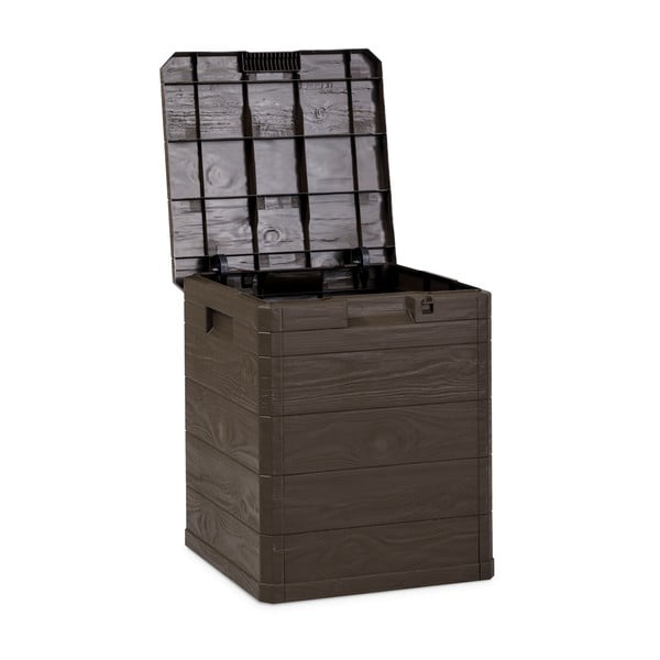 Tumši brūna dārza uzglabāšanas kaste Woodys – Toomax-image-3