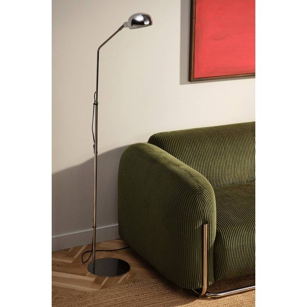 Spīdīgas sudraba krāsas metāla stāvlampa ar saliekamu konstrukciju (augstums 146 cm) Lincon – Jotex-image-2