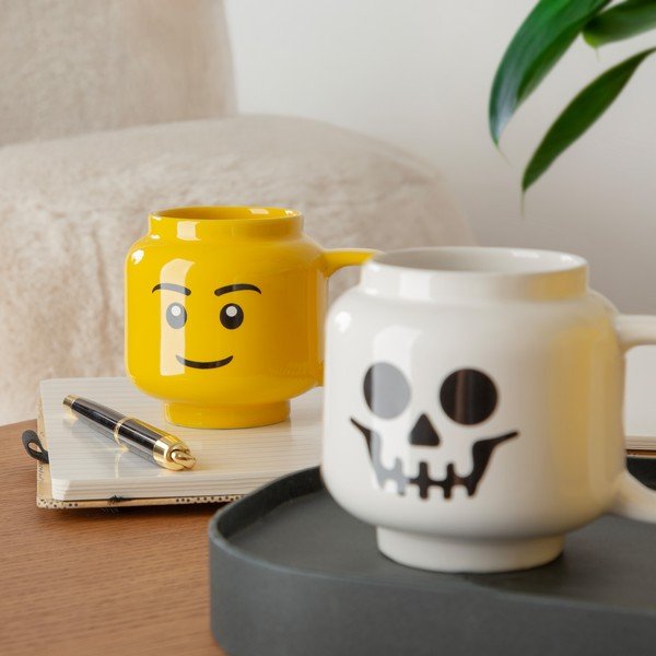 Dzeltena keramikas krūze bērniem 530 ml Head – LEGO®-image-1
