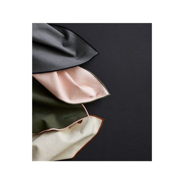 2 rozā kokvilnas salvešu komplekts Södahl Organic, 50 x 50 cm-image-3