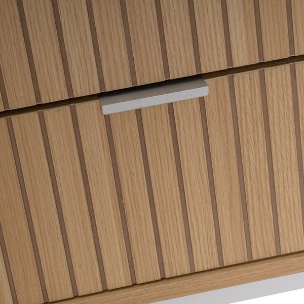 Dabīga toņa naktsskapītis ar ozolkoka imitāciju Mid-Lines – Casa Selección-image-2