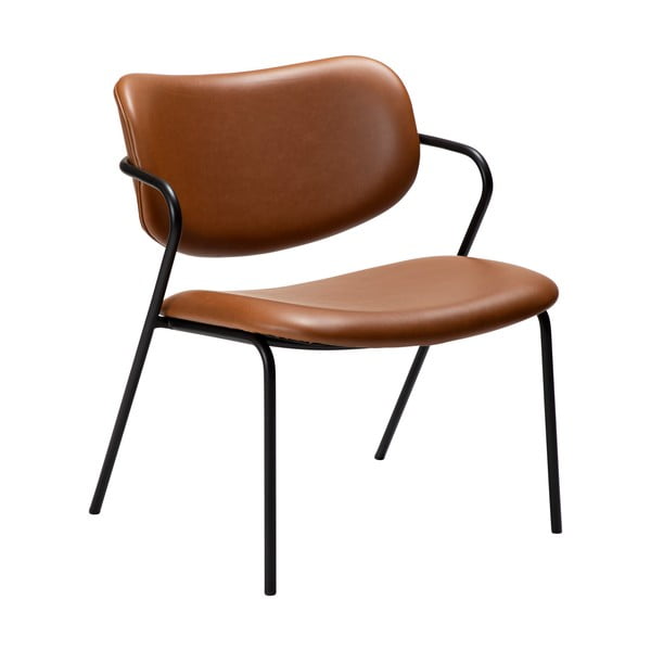 Konjaka brūns mākslīgās ādas krēsls Zed – DAN-FORM Denmark