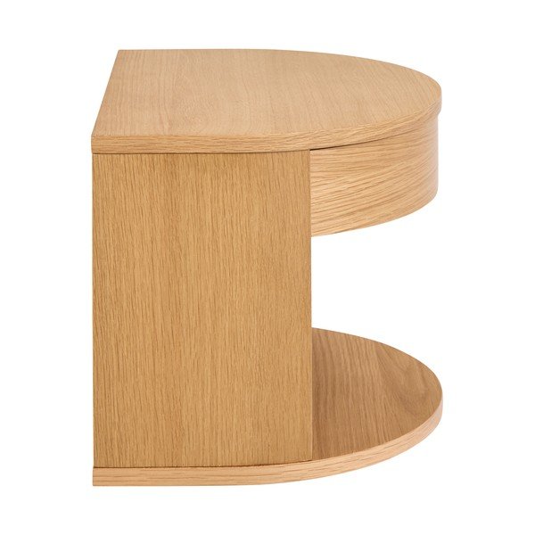 Gaiša dabīga toņa naktsskapītis ar ozolkoka imitāciju Paron – Actona-image-4