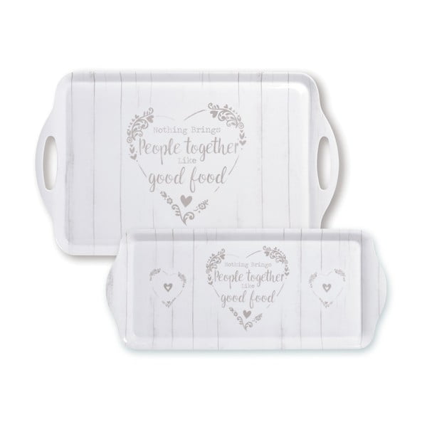 Cooksmart England Food for Thought liels servēšanas paplātes-image-1
