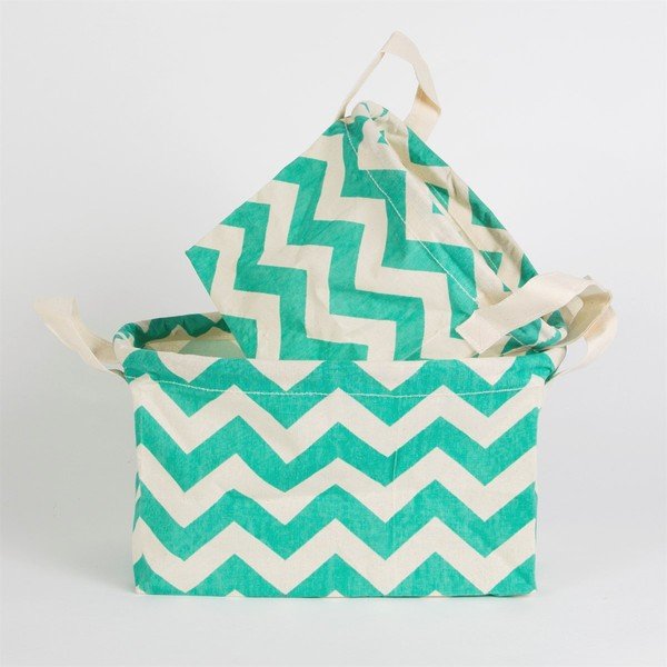 2 zilu grozu komplekts Sass & Belle Chevron-image-1