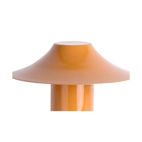 Oranža metāla galda lampa (augstums 32 cm) Catania Trapeze – Leitmotiv-image-3