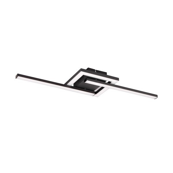 Melna LED griestu lampa 16x54 cm Viale – Reality