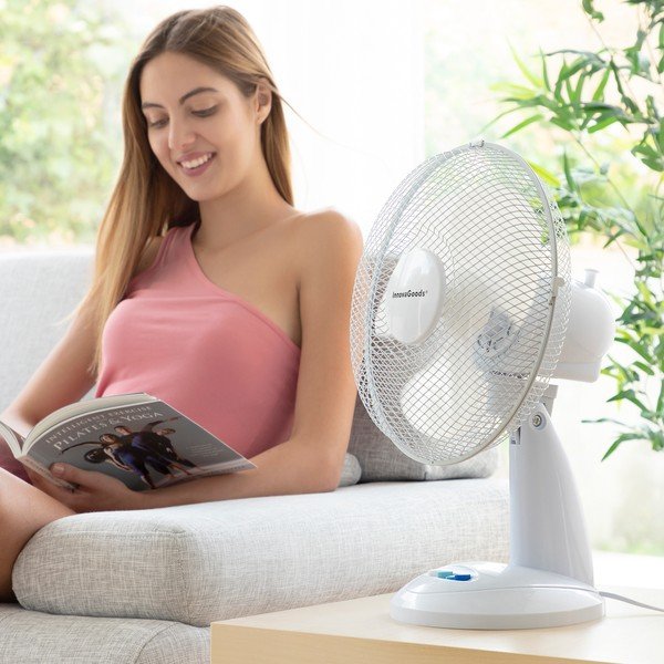Balts galda ventilators InnovaGoods, ø 30 cm-image-1