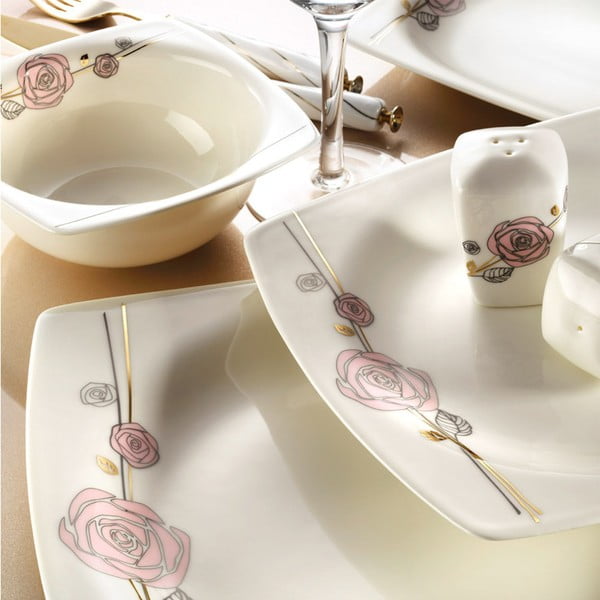Porcelāna trauku komplekts 28 gabali Kutahya Sonya-image-2