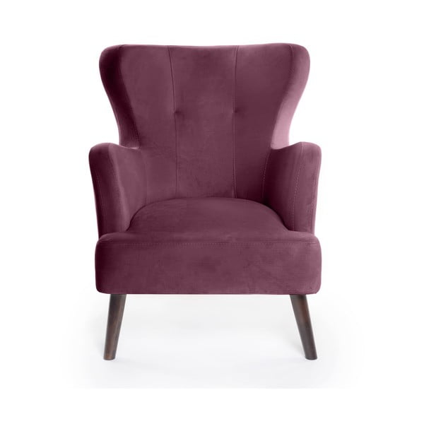 Violets samta atpūtas krēsls ar atzveltni Noemye – Bonami Selection-image-2