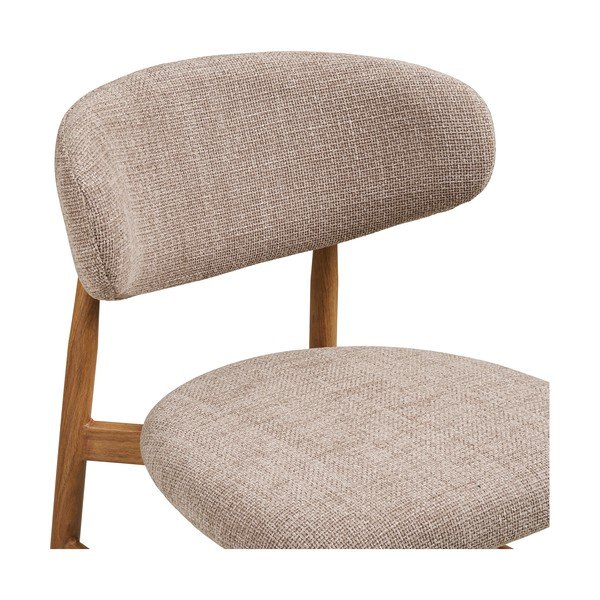 Bēšs/dabīga toņa polsterēts bāra krēsls (sēdekļa augstums 65 cm) Levanto – House Nordic-image-4