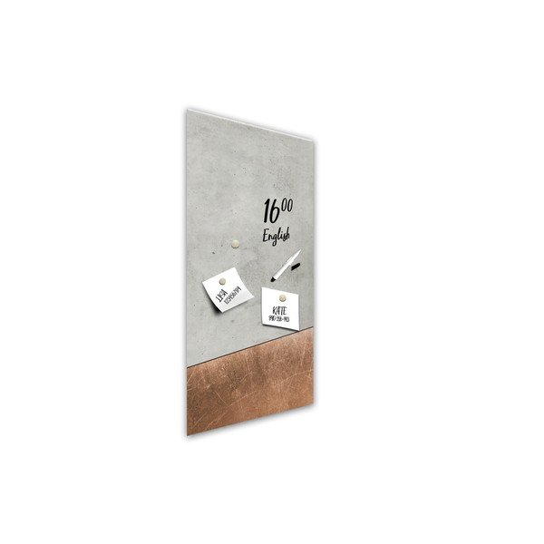 Magnētiskā tāfele Styler Grey Copper, 30 x 60 cm-image-2