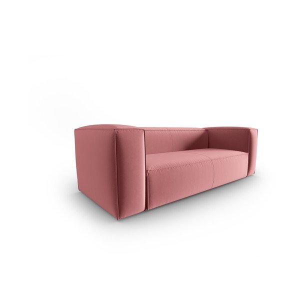 Rozā samta dīvāns 200 cm Mackay – Cosmopolitan Design-image-2