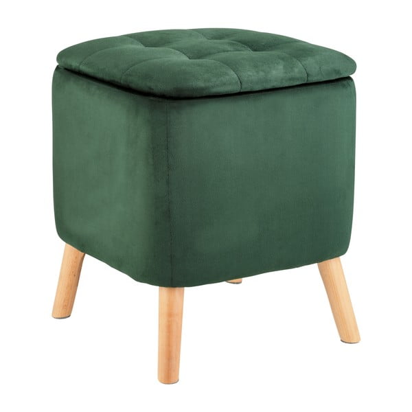 Zaļa samta taburete – Wenko-image-2