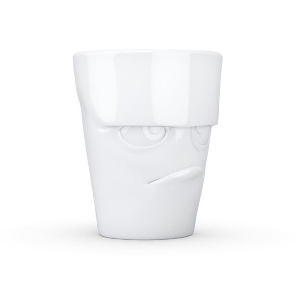 Balta porcelāna krūze ar rokturi 58products Angry-image-1