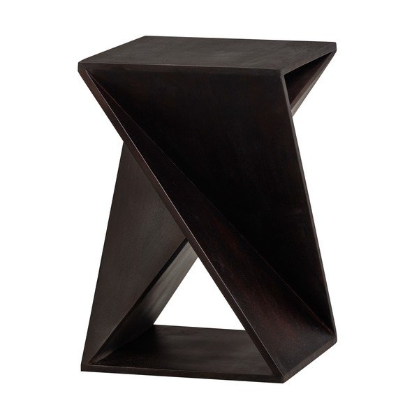 Akācijas masīvkoka sānu galdiņš 41x41 cm Ikem – WOOOD-image-4