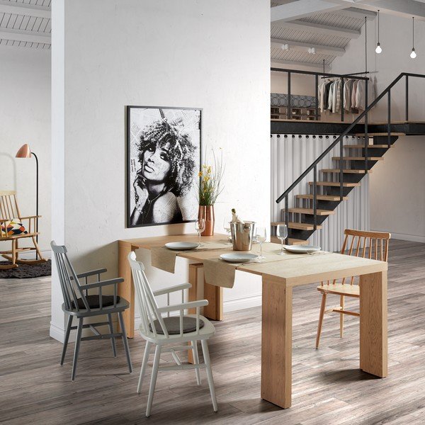 Ēdamistabas krēsls no gumijkoka Kave Home Kristie-image-1