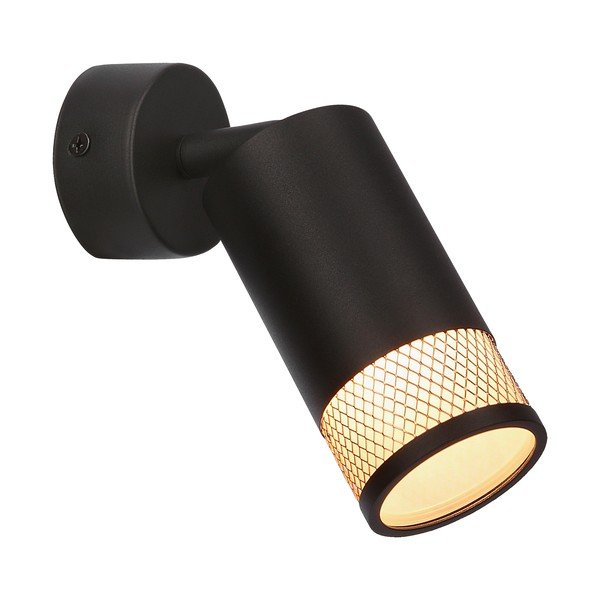 Melna sienas lampa Flin – Candellux Lighting