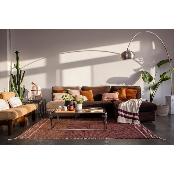 Ķieģeļu sarkans kokvilnas paklājs 170x240 cm Twin Toffee – Lorena Canals-image-1