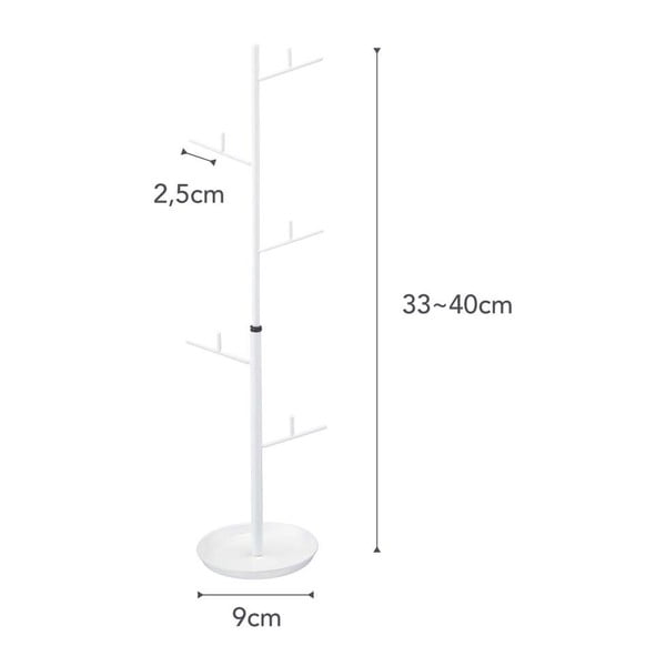 Balts rotaslietu stends YAMAZAKI Branch-image-2