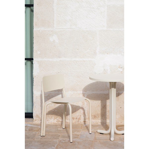 Bēšs metāla dārza krēsls Kei – noo.ma-image-1