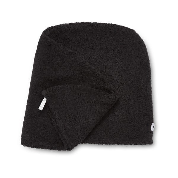 Melni ātri žūstoši kokvilnas matu dvieļi (2 gab.) 20x13 cm Quick Dry – Catherine Lansfield-image-2