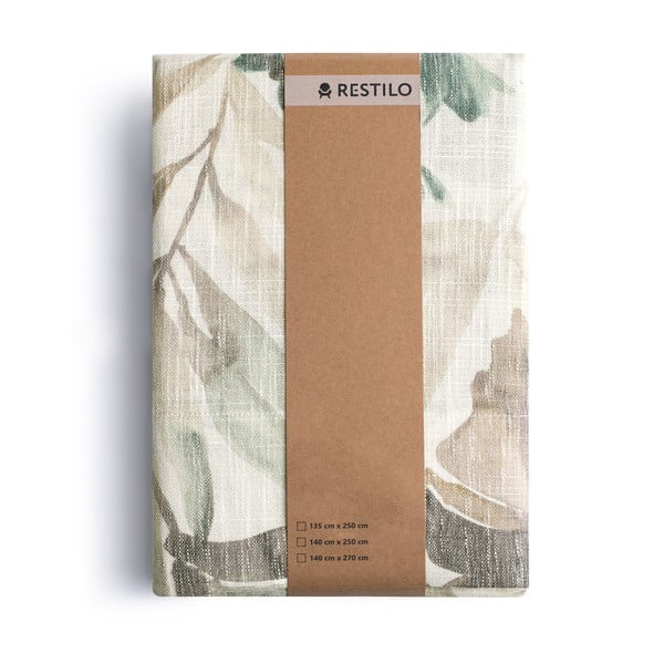 Krēmkrāsas/dūmakaini zils aizkars 135x250 cm Celesta – Restilo-image-4