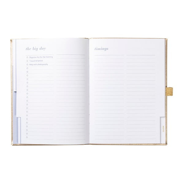 Piezīmju grāmatiņa zelta krāsā līgavas māsai vai līgavaiņa draugam Busy B-image-4