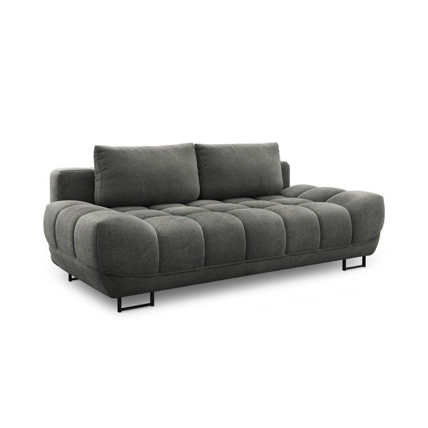 Tumši pelēks trīsvietīgs izlaižams dīvāns ar glabāšanas vietu Windsor & Co Sofas Cumulus-image-1