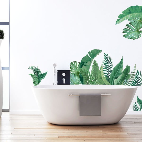 Sienas uzlīme 60x90 cm Tropical Leaves – Ambiance-image-4