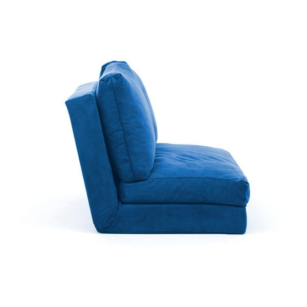 Zils izvelkamais dīvāns 120 cm Taida – Balcab Home-image-1