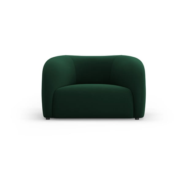 Tumši zaļš samta atpūtas krēsls Santi – Interieurs 86