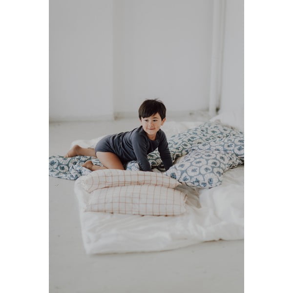 Zils bērnu gultiņas komplekts Denim Lions – Malomi Kids-image-3