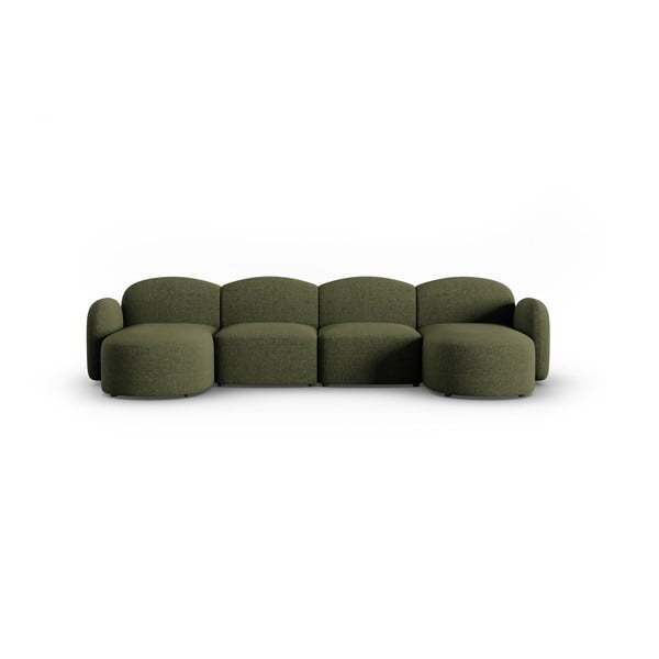 Zaļš stūra dīvāns Blair – Micadoni Home