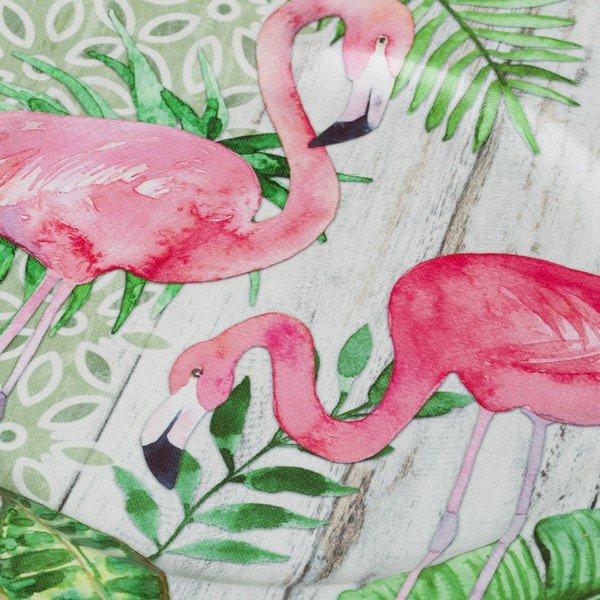 4 šķīvju komplekts Unimasa Flamingos-image-1